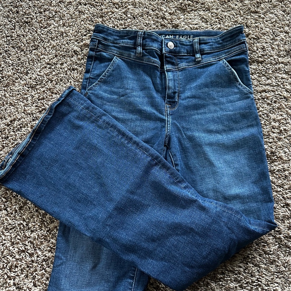 American Eagle Outfitters Women's Blue Jeans